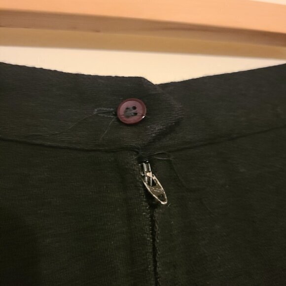 Summit of Boston | Women's Vintage Classic Black A-Line Wool Skirt (Size 18) - Picture 10 of 12